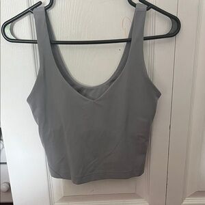 Lululemon Athletica  Align Light Gray Tank Top